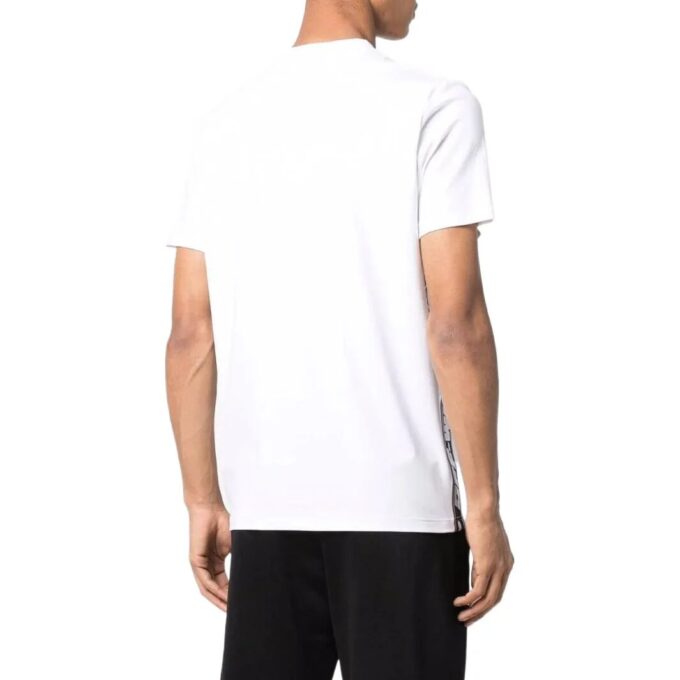 Off-White Herre SS22 Ensfarget Logo-trykk Rund hals Kort ermet Versjon Hvit T-skjorte