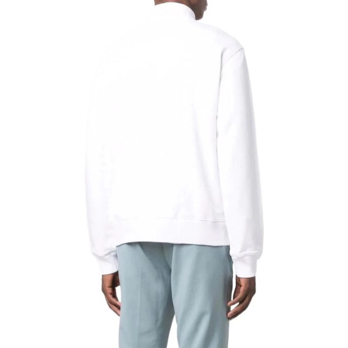 Off-White Herre SS22 Ensfarget Logo-trykk Rundhalset Versjon Hvit