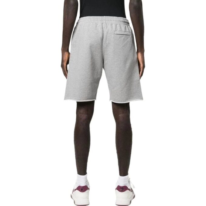 Off-White Herre SS22 ensfarget med logotrykk, rettsnittet Shorts, grå