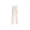 Off-White Herre SS22 Ensfarget Rett Casual Bukser/Lange Bukser Hvit
