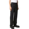Off-White Herre SS22 Ensfarget Rett Casual Bukser/Lange Bukser Svart