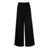 Off-White Herre SS22 Ensfarget Rett Casual Bukser/Løs Passform Svart