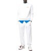 Off-White Herre SS22 Ensfarget Rundhalset Langermet Versjon Hvit