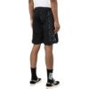 Off-White Herre SS22 Ensfarget Straight Shorts med snøring, svart