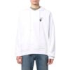 Off-White Herre SS22 Ensfarget trykk Langermet versjon Hvit
