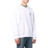 Off-White Herre SS22 Ensfarget trykk Langermet versjon Hvit