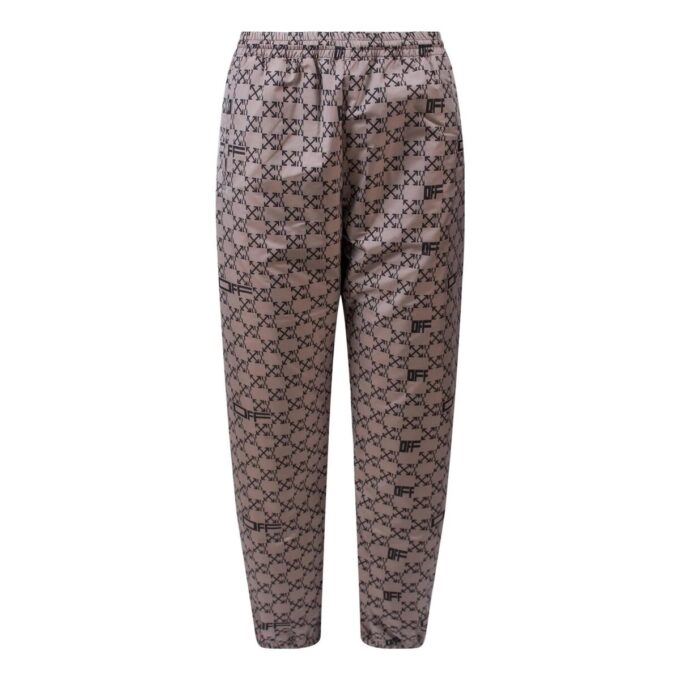 Off-White Herre SS22 Fulltrykk mønster Alfabet Sportsbukser/Joggebukser Beige