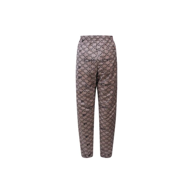 Off-White Herre SS22 Fulltrykk mønster Alfabet Sportsbukser/Joggebukser Beige