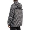 Off-White Herre SS22 Geometrisk mønster Fulltrykk Stående krage Hettejakke Versjon Høst Svart