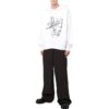 Off-White Herre SS22 Graffititrykk Snøring Løs Passform Hvit