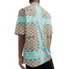 Off-White Herre SS22 Krage med logo-trykk, shorts, beige skjorte