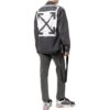 Off-White Herre SS22 Langermet Denim-skjorte med revers, grå