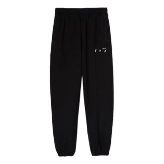 Off-White Herre SS22 Logo Bundle Feet Sportsbukser/Joggebukser Svart