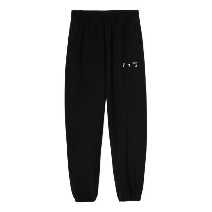 Off-White Herre SS22 Logo Bundle Feet Sportsbukser/Joggebukser Svart