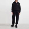 Off-White Herre SS22 Logo Bundle Feet Sportsbukser/Joggebukser Svart