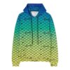 Off-White Herre SS22 Logo Full Print Gradient Loose Fit Pullover Gradient