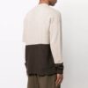 Off-White Herre SS22 Logo Intarsia Colorblock Ullgenser Beige