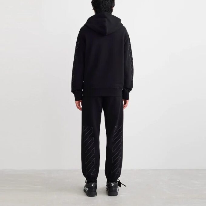 Off-White Herre SS22 Logo Loose Fit Svart