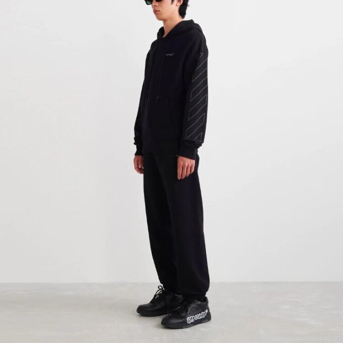 Off-White Herre SS22 Logo Loose Fit Svart