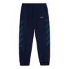 Off-White Herre SS22 Logo Stripe-trykk Casual Sportsbukser/Joggebukser Marineblå