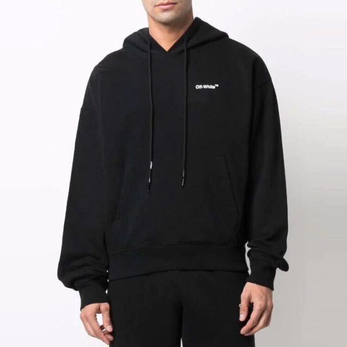 Off-White Herre SS22 Logo Svart