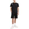 Off-White Herre SS22 Logo-trykk Casual Shorts Versjon Svart