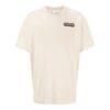 Off-White Herre SS22 Logo-trykk Kort ermet Løs passform Lysbrun T-skjorte