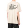 Off-White Herre SS22 Logo-trykk Kort ermet Løs passform Lysbrun T-skjorte