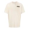 Off-White Herre SS22 Logo-trykk Kortærmet Lysebrun T-skjorte
