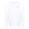 Off-White Herre SS22 Logo-trykk Langermet Hvit T-skjorte