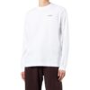 Off-White Herre SS22 Logo-trykk Langermet Hvit T-skjorte