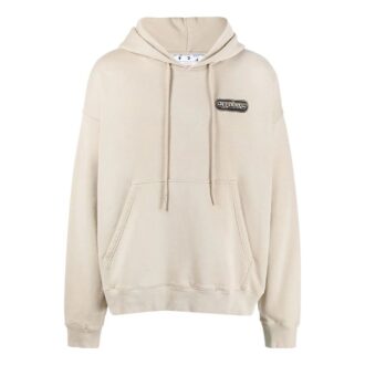 Off-White Herre SS22 Logo-trykk Løs passform Beige Off-White Herre SS22 Logo-trykk Løs passform Beige