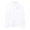 Off-White Herre SS22 Logo-trykk Pilemønster Hette Langermet Versjon Hvit