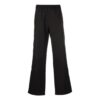 Off-White Herre SS22 Logo-trykk Rette sportsbukser/Joggebukser Løs passform Svart