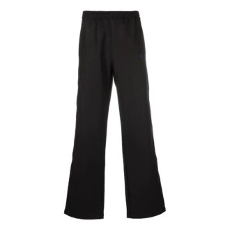 Off-White Herre SS22 Logo-trykk Rette sportsbukser/Joggebukser Løs passform Svart