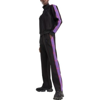 Off-White Herre SS22 Logo-trykk Rette sportsbukser/Joggebukser Løs passform Svart