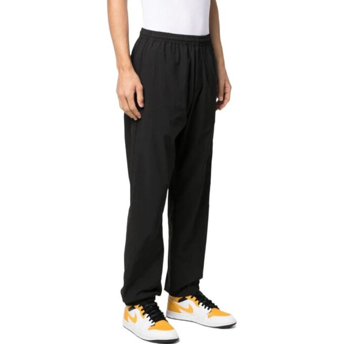 Off-White Herre SS22 Logo-trykk Rette sportsbukser/Joggebukser Svart