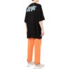 Off-White Herre SS22 Logo-trykk Rund hals Kort ermet Svart Short Sleeve T-skjorte