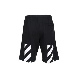 Off-White Herre SS22 Logo-trykk Sportsshorts Versjon Svart