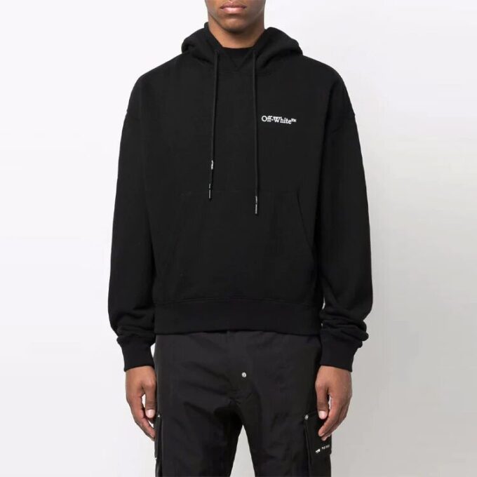 Off-White Herre SS22 Logo-trykk Svart