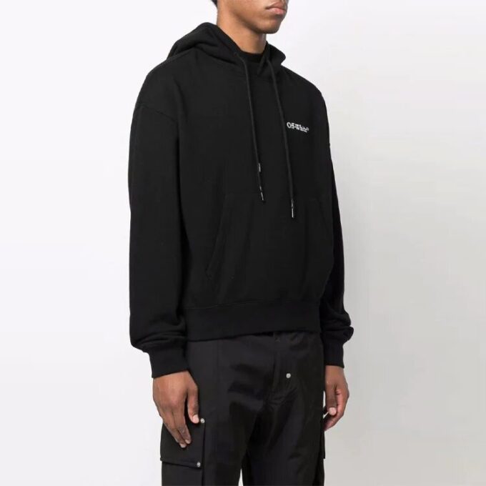 Off-White Herre SS22 Logo-trykk Svart