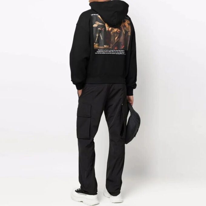 Off-White Herre SS22 Logo-trykk Svart