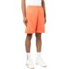 Off-White Herre SS22 Merke-logo-trykk Elastisk linning Rette Shorts Vanlig versjon Oransje