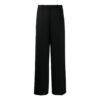 Off-White Herre SS22 Midt i livet Ensfarget Rett Casual Bukser/Lange bukser Versjon Svart
