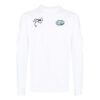 Off-White Herre SS22 Minimalistisk Graffiti-trykk Langermet Versjon Hvit T-skjorte
