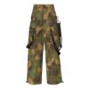 Off-White Herre SS22 Mønstertrykk Cargo Casual Bukser/Løse Passform Grønn