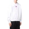 Off-White Herre SS22 Mønstertrykk Hette Langermet Pullover-versjon Hvit