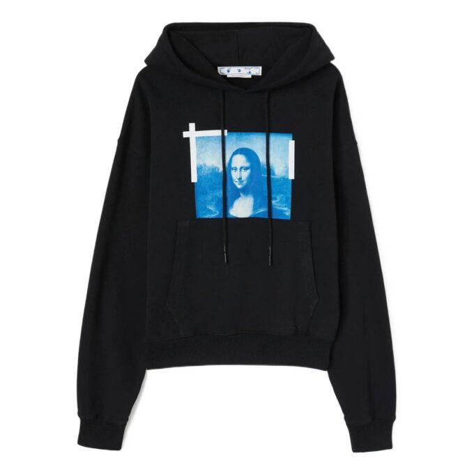Off-White Herre SS22 Mona Lisa-maleri Svart