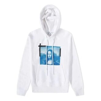 Off-White Herre SS22 Mona Lisa-trykk Hvit