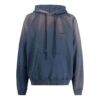 Off-White Herre SS22 Pullover med raglanermer i gradientblått